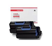 TONER 45488802 B721/B731/MB760/MB770 Noir x 2 Compatible pour OKI- B 721dn; B 731dn; B 731dnw; MB 760; MB 760dn; MB 760dn Fax; MB 770 plus; MB