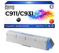Toner 45536416 compatible pour OKI 931 Noir Haute capacité avec puce 24000 pages