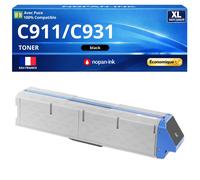 Toner 45536416 compatible pour OKI 931 Noir Haute capacité avec puce 24000 pages