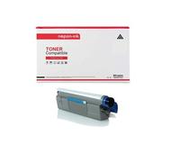 TONER 46507615 C712 Cyan x 1 Compatible pour OKI- C 712dn, C 712n.