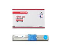 TONER 46508711 46508711 Cyan x 1 Compatible pour OKI- OKI C 332 DN OKI C 332 DNw OKI MC 363 DN OKI MC 363 DNW OKI MC 363 N