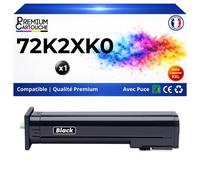 Toner 72K2XK0 compatible pour Lexmark Noir Haute capacité avec puce 33000 pages Pack 1