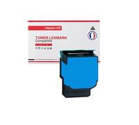 TONER 74C2SC0 Cyan x 1 Compatible pour Lexmark- Lexmark CX725de CX725de CX725dte CS725de CS725dte CS720de CS720dte