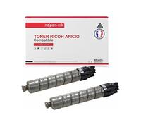TONER 821121 821185 821181 821121 821185 821181 Noir x 2 Compatible pour RICOH AFICIO- Lanier SP C 830 Series 830 dn 831 dn Rico Aficio SP C 830