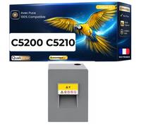 Toner 828427 compatible pour Ricoh 5200 5210 Jaune Haute capacité avec puce 24000 pages