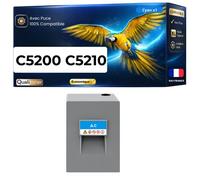 Toner 828429 compatible pour Ricoh 5200 5210 Cyan Haute capacité avec puce 24000 pages