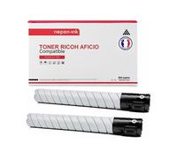 TONER 841925 841918 841925 841918 Noir x 2 Compatible pour RICOH AFICIO-NOPAN-INK Lanier MP C 2003 C 2503 NRG MP C 2503 SP Rico Aficio MP C 2003 SP 2003 ZSP 2011 SP 2503 SP 2503 ZSP 2011 SP 2503 SP