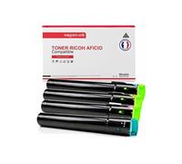TONER 842061 842061 + 842064 + 842063 + 842062 Noir + Yellow + Magenta + Jaune x 4 Compatible pour RICOH AFICIO- Rico Aficio MP C 2051 Rico Aficio MP