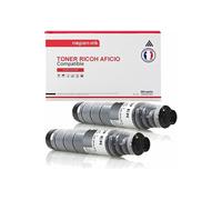 TONER 885094 TYPE 1230D 885094 TYPE 1230D Noir x 2 Compatible pour RICOH AFICIO- Aficio 2015 Aficio 2016 Aficio 2018 Aficio 2020 Aficio MP 1500