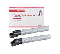 TONER AAV8150 TN-328 Noir x 2 Compatible pour KONICA MINOLTA- Konica Minolta Bizhub C300 i C250 i C360 i