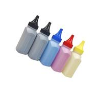 Toner adapté for HP CB540A 125A CP1215 CP1515n Clair | Toner adapté for imprimante HP CB540A CB541A CB542A CB543A CP1518ni CM1312, impression couleur claire(1 set and 1 black)