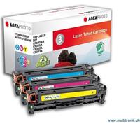 Toner Agfa Photo Multipack compatible avec HP CF381/82/83A cyan,magenta,jaune pour Laserjet Pro M476, autonomie env