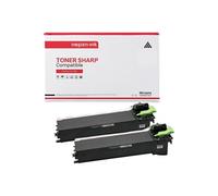 TONER AR-016LT Noir (x2) x 2 Compatible pour SHARP- Sarp AR-5015 AR-5015 N AR-5020 AR-5300 Series AR-5316 AR-5320 AR-5320 E