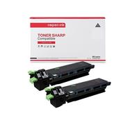 TONER AR-202LT Noir (x2) x 2 Compatible pour SHARP- Sarp AR-5015 AR-5015 N AR-5020 AR-5300 Series AR-5316 AR-5320 AR-5320 E