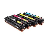Toner avec puce 219A 219X, 1 ensemble de 4 pièces, Compatible avec les fournitures d'imprimante Pro 3201 3202 3203 3204 3288 3302 Compatible avec numéro de pièce W2190A W2190X(219X CMYK With Chip)
