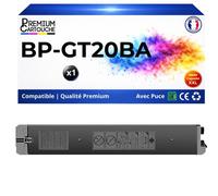 Toner BPGT20BA BP-GT20BA compatible pour Sharp 22 10 20 25 Noir Haute capacité avec puce 18000 pages