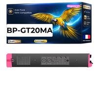 Toner BPGT20MA BP-GT20MA compatible pour Sharp 22 10 20 25 Magenta Haute capacité avec puce 10000 pages