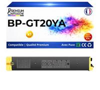 Toner BPGT20YA BP-GT20YA compatible pour Sharp 22 10 20 25 Jaune Haute capacité avec puce 10000 pages