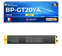 Toner BPGT20YA BP-GT20YA compatible pour Sharp 22 10 20 25 Jaune Haute capacité avec puce 10000 pages