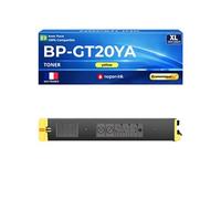 Toner BPGT20YA BP-GT20YA compatible pour Sharp 22 10 20 25 Jaune Haute capacité avec puce 10000 pages