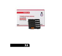 TONER C13S050435 C13S050435 Noir x 4 Compatible pour EPSON- Epson Aculaser M 2000 Epson Aculaser M 2000 D Epson Aculaser M 2000 DN Epson Aculaser M
