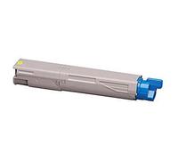 Toner C3520 Jaune Compatible pour OKI C3520 MFP C3530 MFP MC 350 MC 360 43459321 2000 Pages