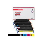 TONER C9720A + C9721A + C9723A + C9722A C9720A + C9721A + C9723A + C9722A Noir + Cyan + Magenta + Jaune x 4 Compatible pour HP- P Color LaserJet 4600