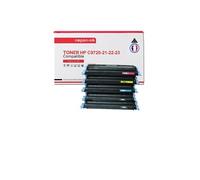 TONER C9720A (x2) + C9721A + C9723A + C9722A C9720A (x2) + C9721A + C9723A + C97 Noir x2 + Cyan + Magenta + Jaune x 5 Compatible pour HP- P Color