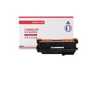 TONER CE250X 504X CE250X 504X Noir x 1 Compatible pour HP- P Color LaserJet CM3530 P Color LaserJet CM3530FS P Color LaserJet CP3520 P Color LaserJet