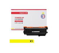 TONER CE252A 504A CE252A 504A Yellow x 1 Compatible pour HP- P Color LaserJet CM3530 P Color LaserJet CM3530FS P Color LaserJet CP3520 P Color