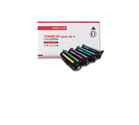 TONER CE260X 649X + CE261A 648A + CE263A 648A + CE262A 648A CE260X 649X + CE261A 648A + CE263A Noir + Cyan + Magenta + Jaune x 4 Compatible pour HP-