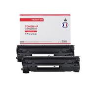 TONER CE285A 85A CE285A 85A Noir x 2 Compatible pour HP- P LaserJet Pro M1132 P LaserJet Pro M1217nfw P LaserJet Pro P1100 P LaserJet Pro P1102 P