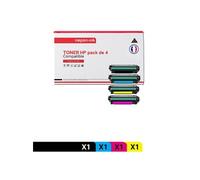 TONER CE400X CE250X + CE401A CE251A + CE403A CE253A + CE402A CE252A CE400X CE250X + CE401A CE251A + CE4 Noir + Cyan + Magenta + Jaune x 4 Compatible