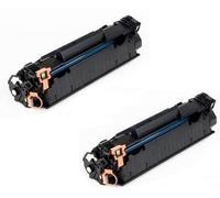 TONER CENTER 24 - Compatible 2 x Cartouche Toner pour CANON I-Sensys LBP-6000 , LBP-6000 B, I-Sensys 725 CRG, I-Sensys MF 3010 (2 Noir - 2 Toner)