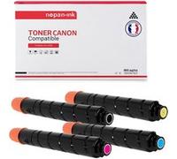 TONER CEXV29 : (2790B002) + (2794B002) + (2798B002) + (2802B002) C-EXV29 Noir + Cyan + Magenta + Yellow x 4 Compatible pour CANON- Canon imageRUNNER