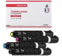 TONER CEXV48 : (9106B002) + (9107B002) + (9108B002) + (9109B002) C-EXV48 Noir + Cyan + Magenta + Yellow x 4 Compatible pour CANON- Canon IR-C 1300