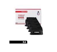TONER CF281A 81A CF281A 81A Noir x 4 Compatible pour HP- P LaserJet Enterprise MFP M604 P LaserJet Enterprise MFP M605 P LaserJet Enterprise MFP M606