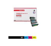 TONER CF330X 654X + CF331A 654A + CF333A 654A + CF332A 654A CF330X 654X + CF331A 654A + CF333A Noir + Cyan + Magenta + Jaune x 4 Compatible pour HP-