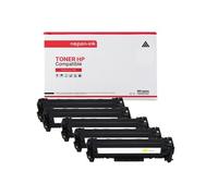 TONER CF380X (x2) + CF381A + CF383A + CF382A CF380X (x2) + CF381A + CF383A + CF3 Noir x2 + Cyan + Magenta + Jaune x 5 Compatible pour HP- P Color