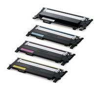 Toner CLP 360 Cyan Compatible pour Samsung CLP360 365 3300 3305 C460 C410 CLT-C406S Capacité : 1000 Pages