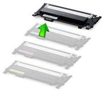 Toner CLP 360 Noir Compatible pour Samsung CLP360 365 3300 3305 C460 C410 CLT-K406S Capacité : 1500 Pages