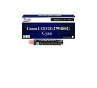 -Toner compatible avec Canon CEXV28 (2793B002) pour Canon imageRUNNER Advance C5250 C5255 C5045i C5051C5051i - Cyan