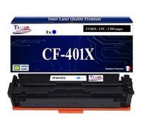 Toner compatible avec HP Color LaserJet Pro MFP M277dw remplace HP CF401X 201X Cyan - 2 300p - T3AZUR G