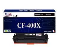 Toner compatible avec HP Color LaserJet Pro MFP M277n M277dw M274n M252n M252dw remplace HP CF400X 201X Noir - 2 800p - T3AZUR G
