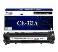 Toner compatible avec HP LaserJet Pro CM1415fnw, CM1415fw remplace HP CE321A Cyan- 1 400p - T3AZUR G