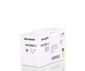Toner compatible avec les imprimantes Sharp MX-C 301 W, Sharp MXC-30 GTY, MXC30GTY - Cartouche de rechange premium - Jaune - 6000 pages