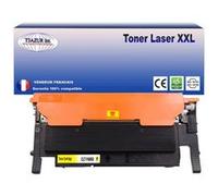 Toner compatible avec Samsung CLT-Y406S pour Samsung XPress SL-C410, SL-C410W (CLT-Y406S) Jaune - 1 000 pages - T3AZUR G