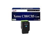 -Toner compatible avec Xerox C310, C315 (006R04365/006R04357) Cyan