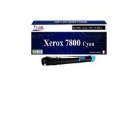 -Toner compatible avec Xerox Phaser 7800 (106R01566)-Cyan