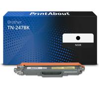 Toner compatible Brother TN-247BK - Noir - Grande capacité